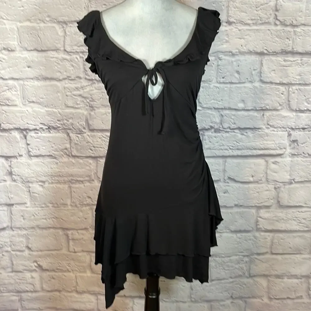 NWT Wild Fable asymmetrical hem mini dress/ LBD